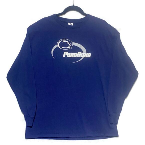 Penn State Nittany Lions T-Shirt Men's Size XL Blue Long Sleeve Delta Pro Weight - Picture 1 of 8